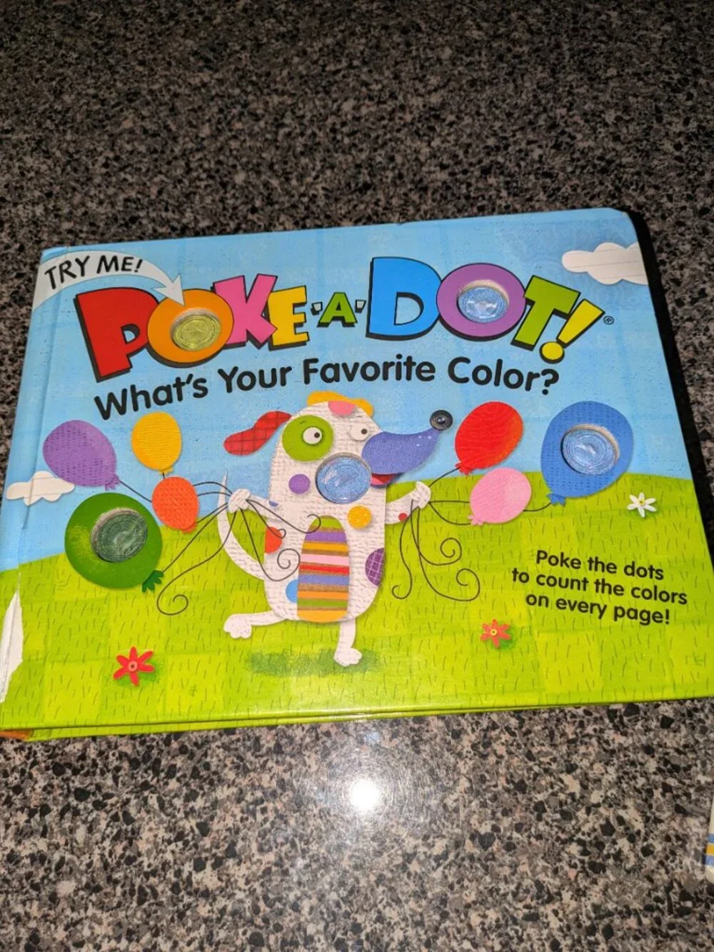 Two Preschool Colors Books Usborne & Poke-A-Dot